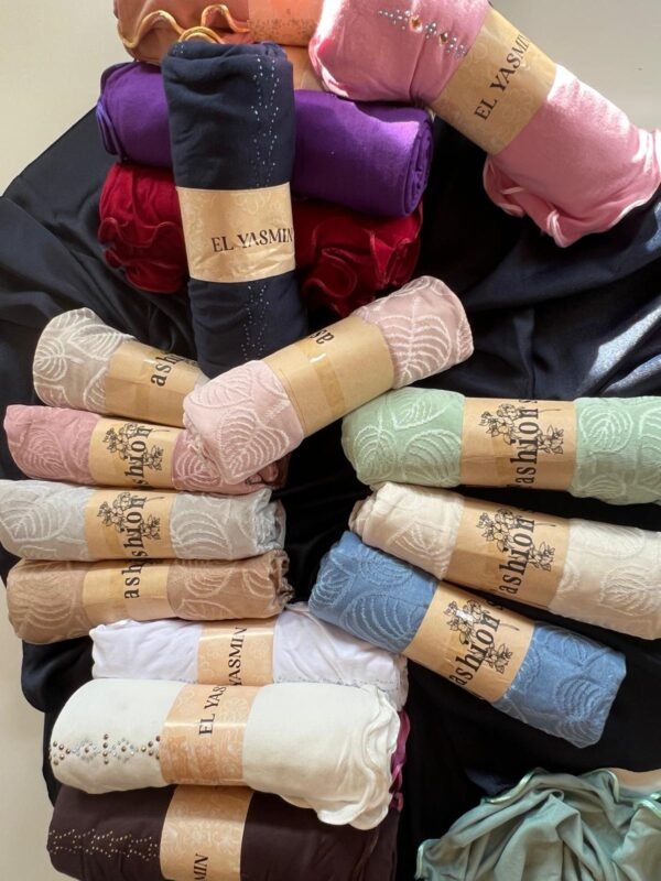 Hijabs élégants El Yasmin – Large choix de couleurs et finitions